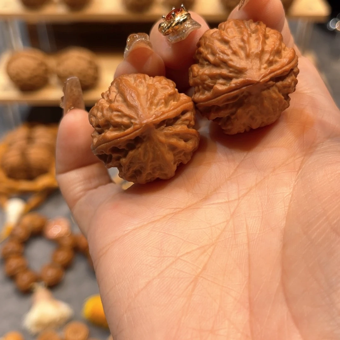 文玩核桃把件火焰球