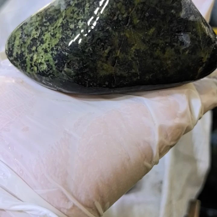 静***心有机玻璃藏玉药王石原石