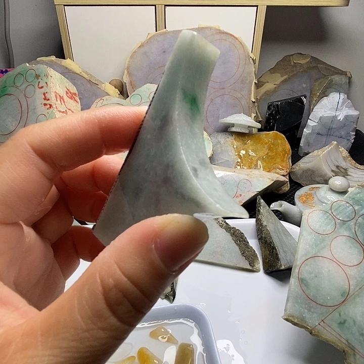 翡翠散珠缅甸翡翠144