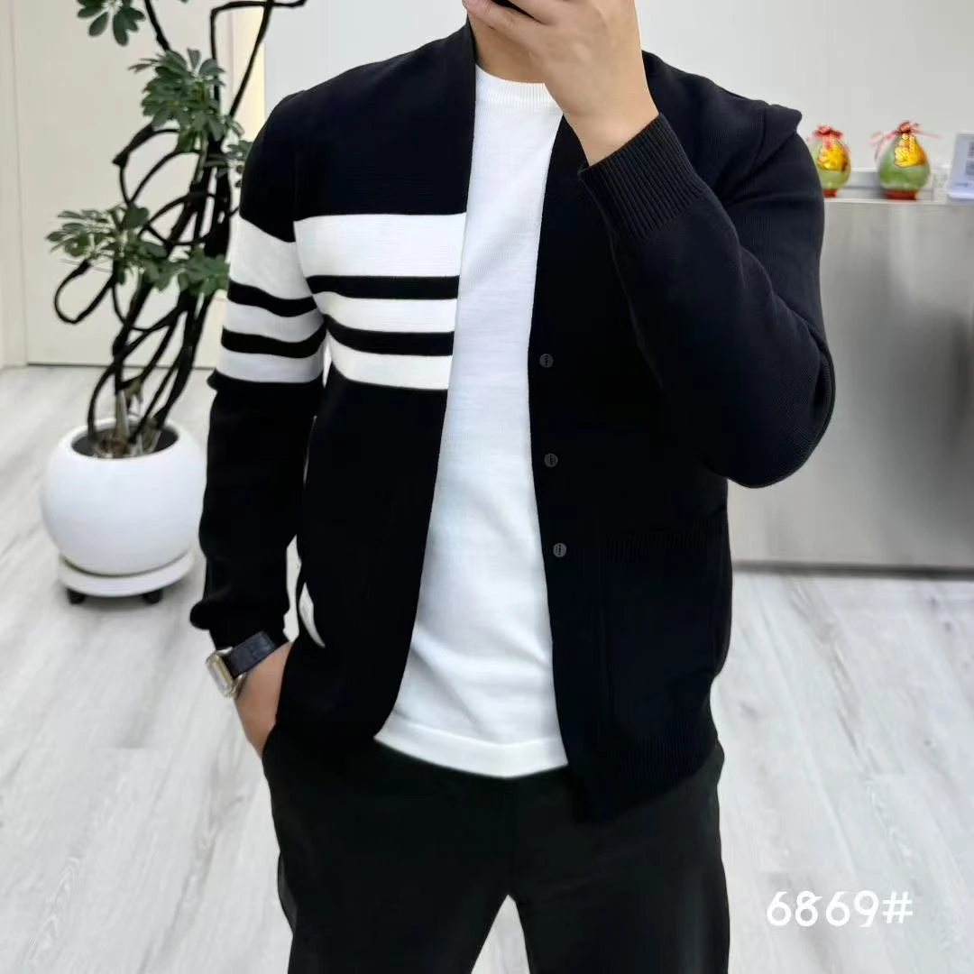 长袖薄款秋开衫毛衣针织衫韩版百搭修身开衫
