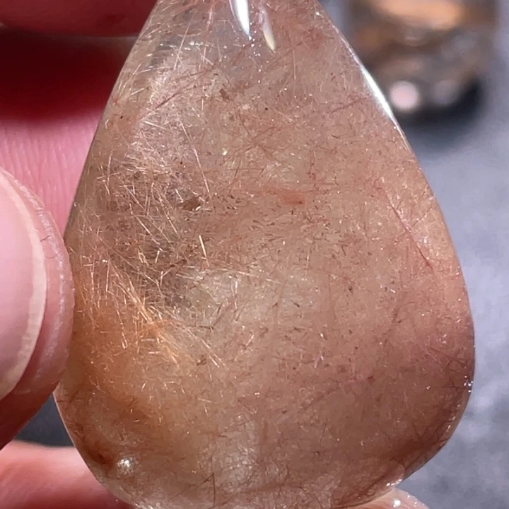 幸***生颈饰发晶未镶嵌钛