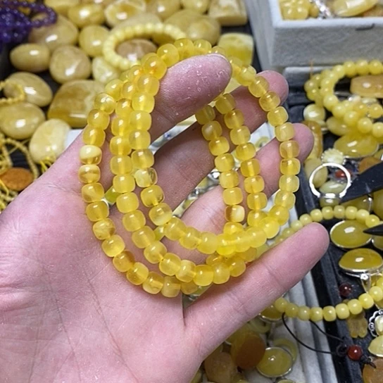 蜜蜡裸石未镶嵌多样性发货其一