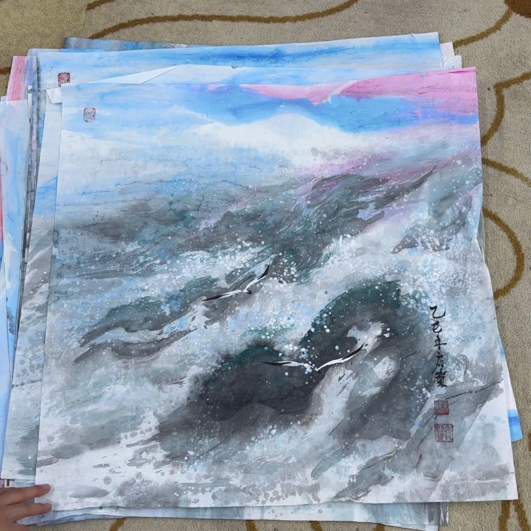 国画国画老师作品刘