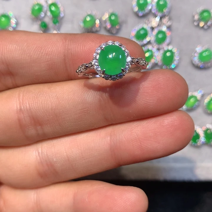 翡翠未镶嵌戒指翡翠戒指