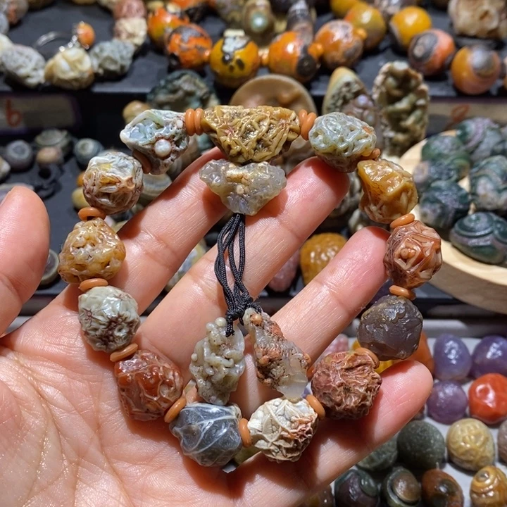 有机玻璃玛瑙原石放漏