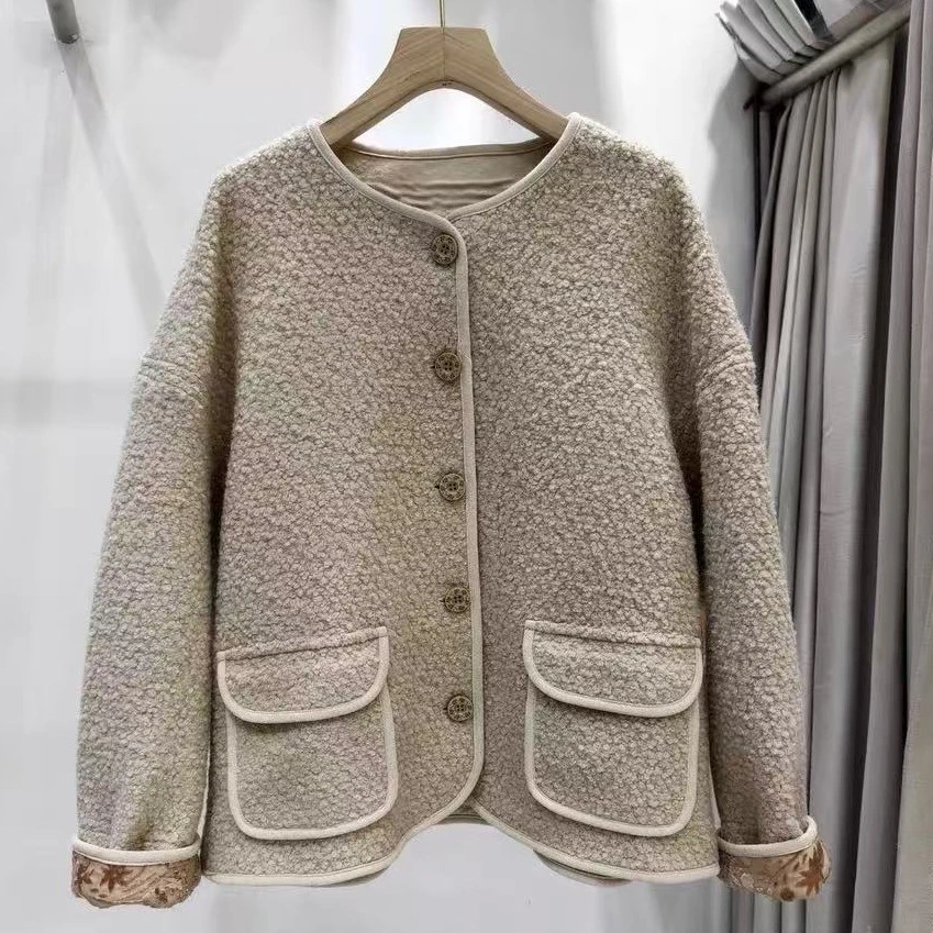 【墨涵精选】新款显瘦时尚气质休闲女士百搭外套457