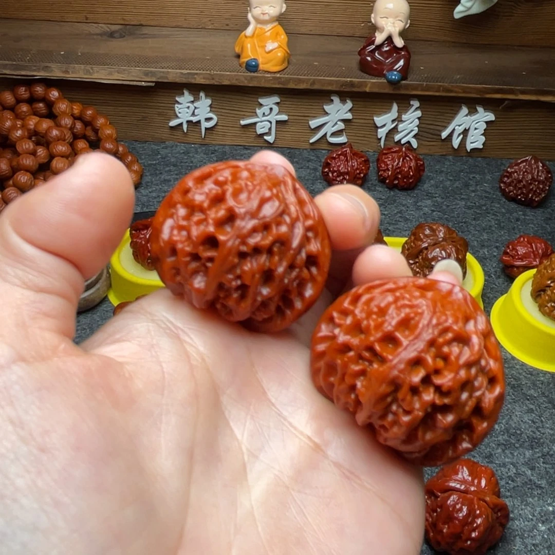 文玩核桃吊坠文玩核桃 手把件 宫灯 41