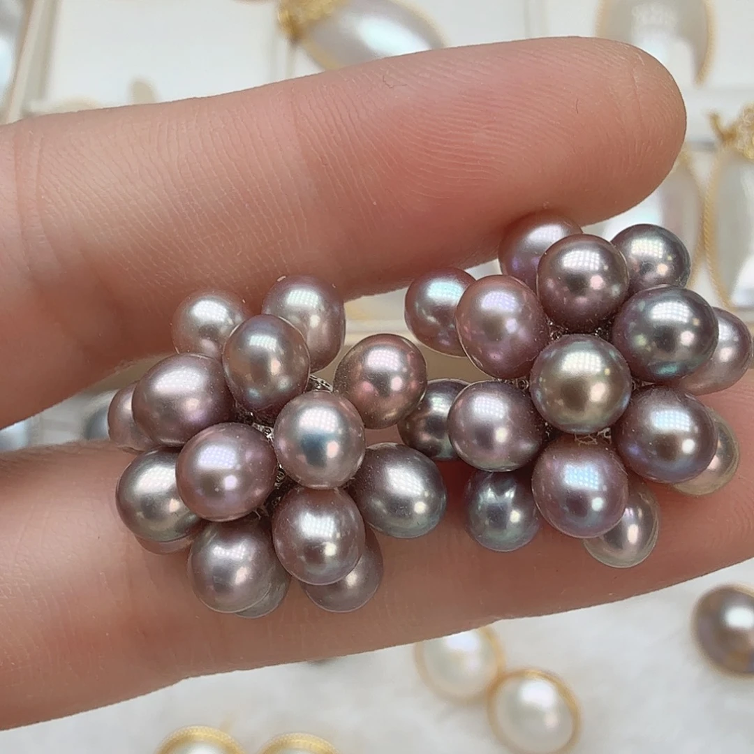 耳饰未镶嵌淡水珍珠