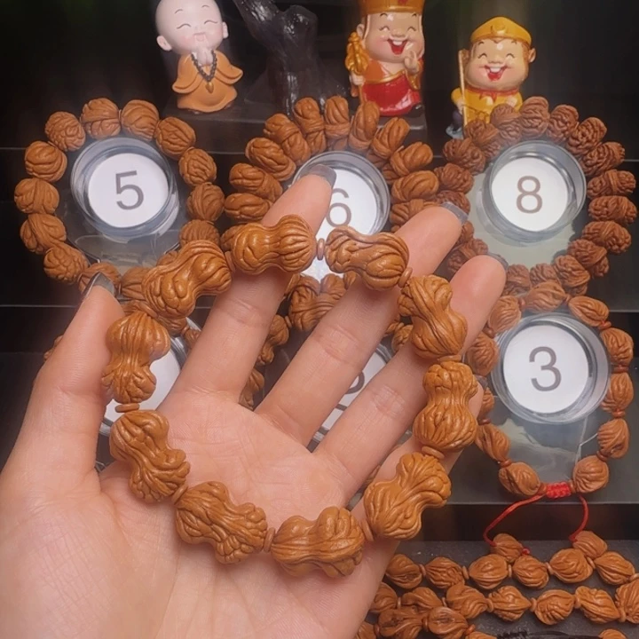 桃核手串花生手串