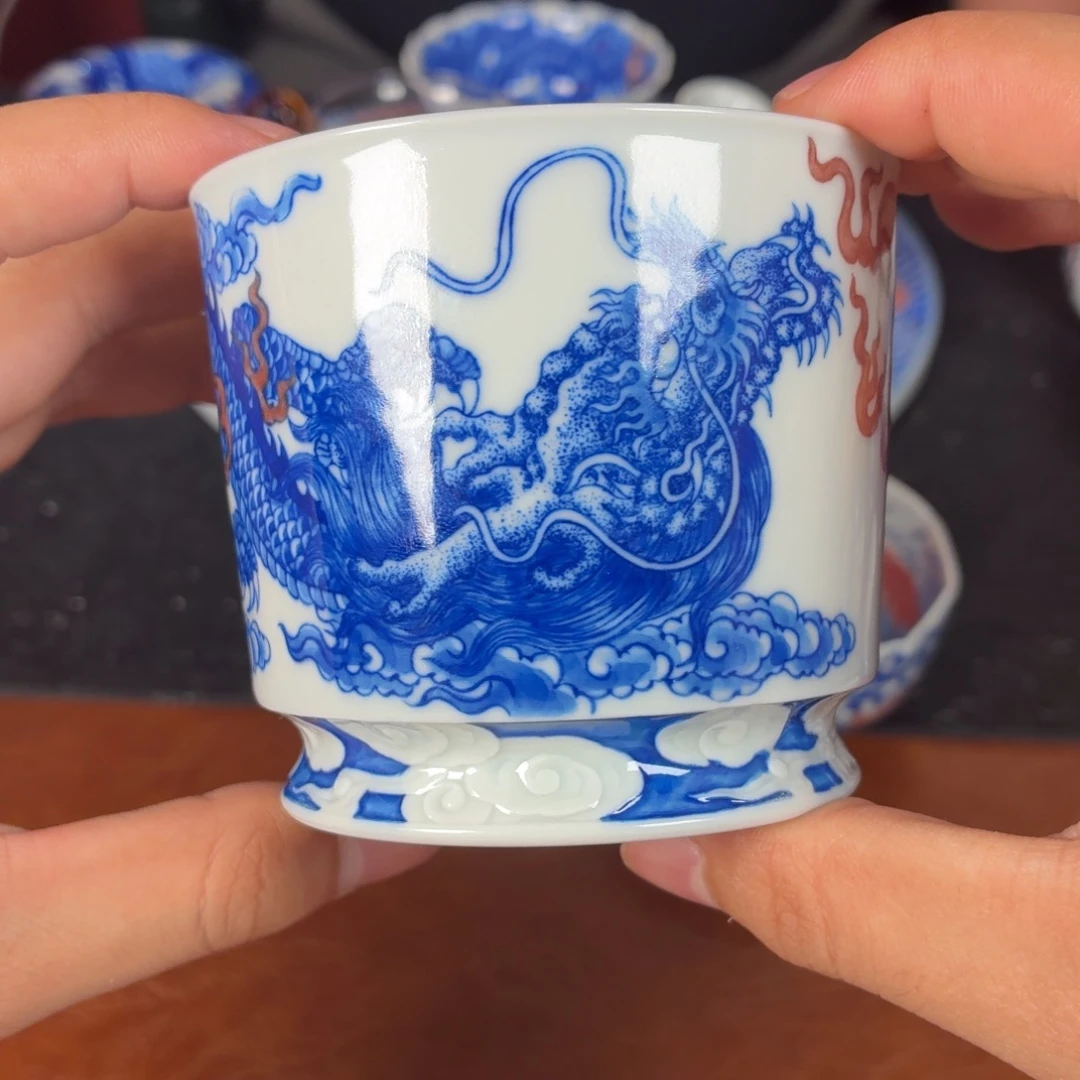 瓷杯子瓷姑娘景德镇陶瓷艺术