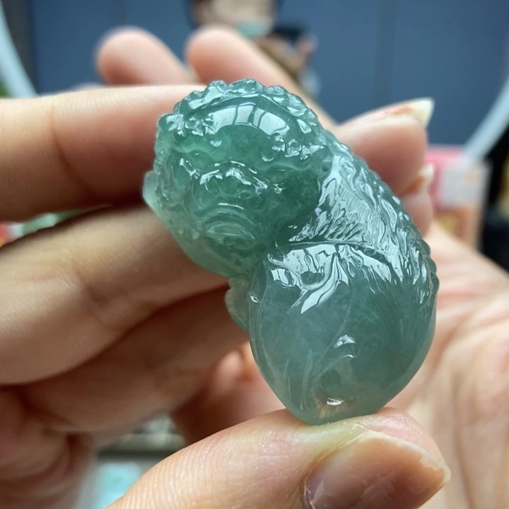 翡翠未镶嵌颈饰吊坠16