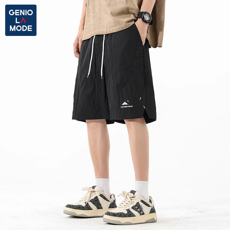 GENIO LAMODE美式潮流运动短裤夏季休闲百搭透气宽松五分休闲裤子