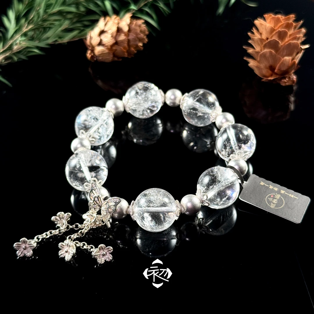 F37W「秘境」白阿塞 水晶 手串