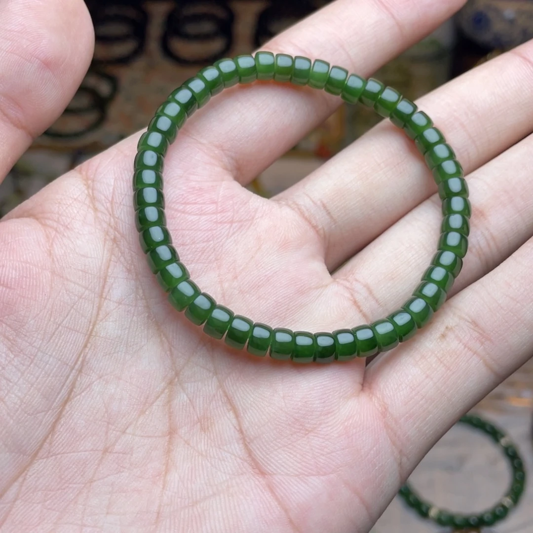 和田玉未镶嵌手串