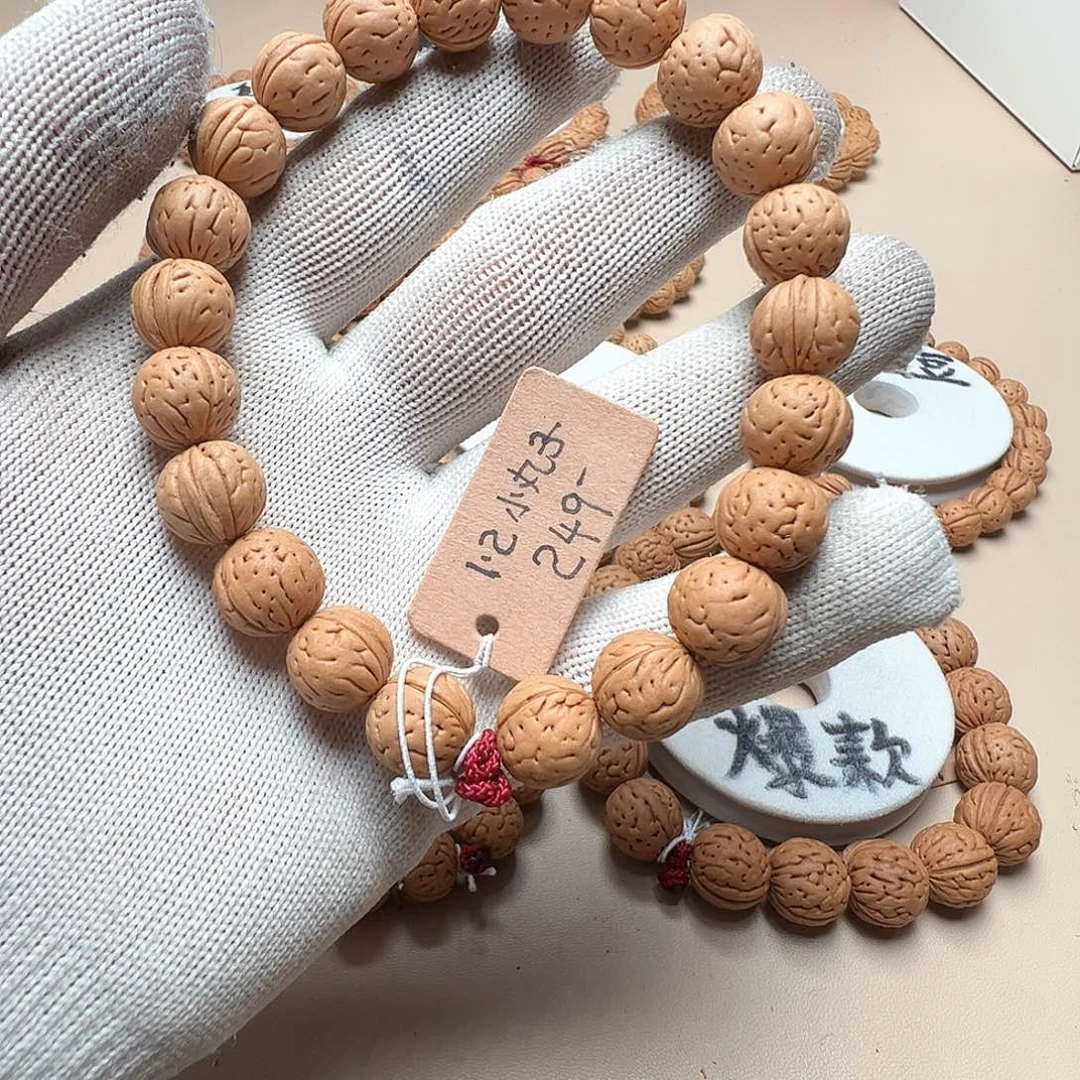 桃核手串1.2小丸子