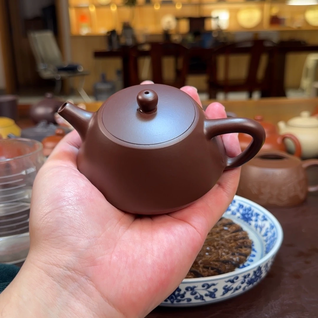 紫砂茶壶石瓢紫砂壶