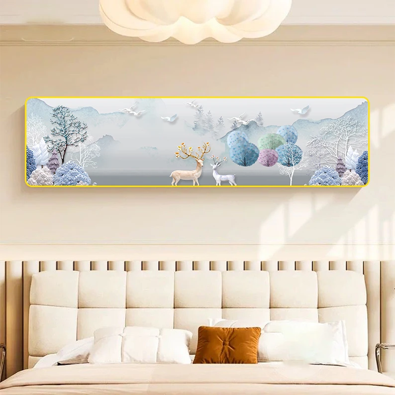 U035抽象艺术卧室装饰画客厅大气高级感壁画主卧床头背景墙挂画