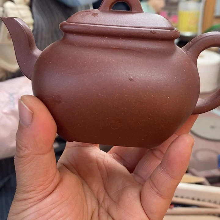 茶壶紫砂无垢200毫升紫泥半手工