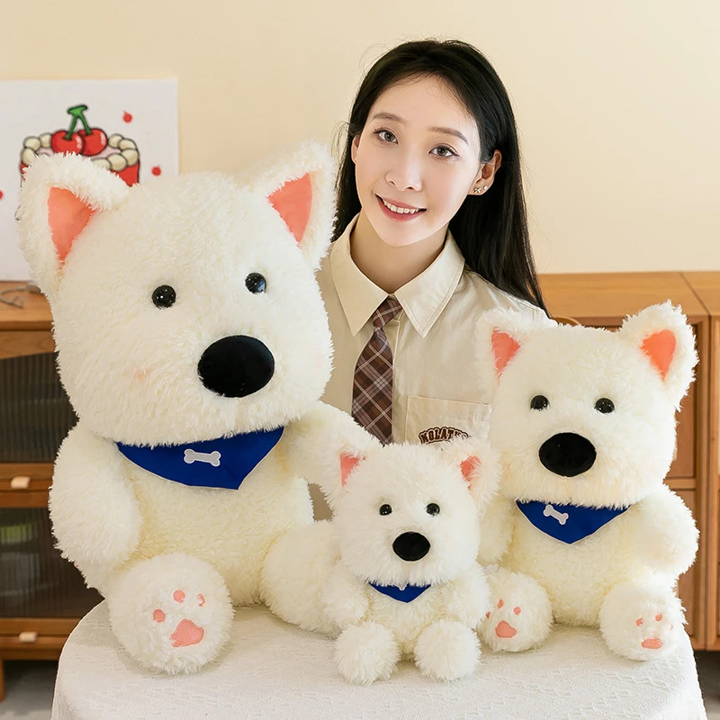 【法拉专属】红西高地玩偶可爱小奶狗毛绒玩具狗公仔娃娃生日礼物