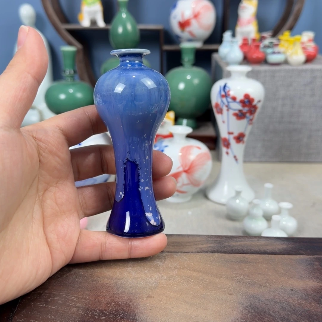 陶瓷手工小花器摆件