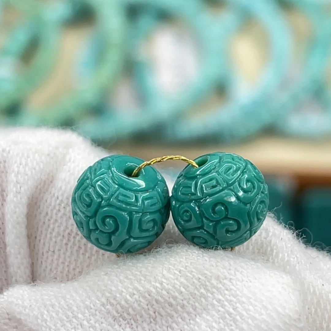 绿松石未镶嵌挂件