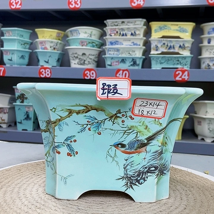 紫砂花瓶紫砂花盆