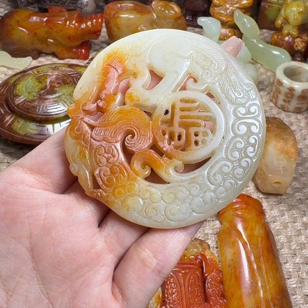 白玉菩提吊坠挂件
