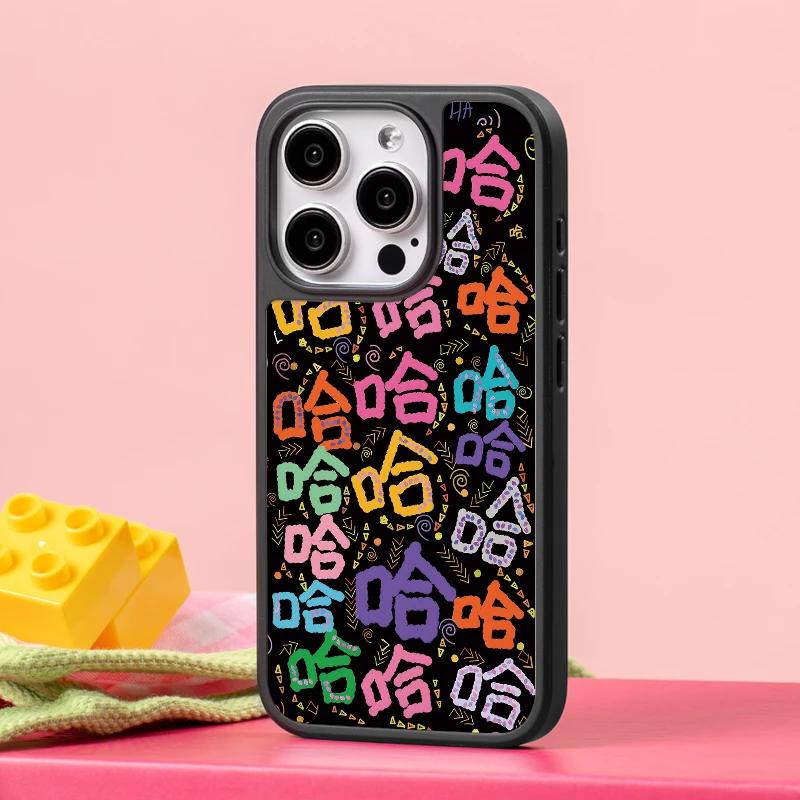 【GGHU】彩色哈哈适用苹果16promax个性15Promax全包14防摔13手机壳