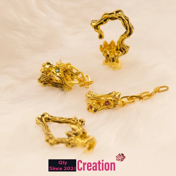 QIy 麒屿 · 荆棘系列 莲花生骨链接扣套装