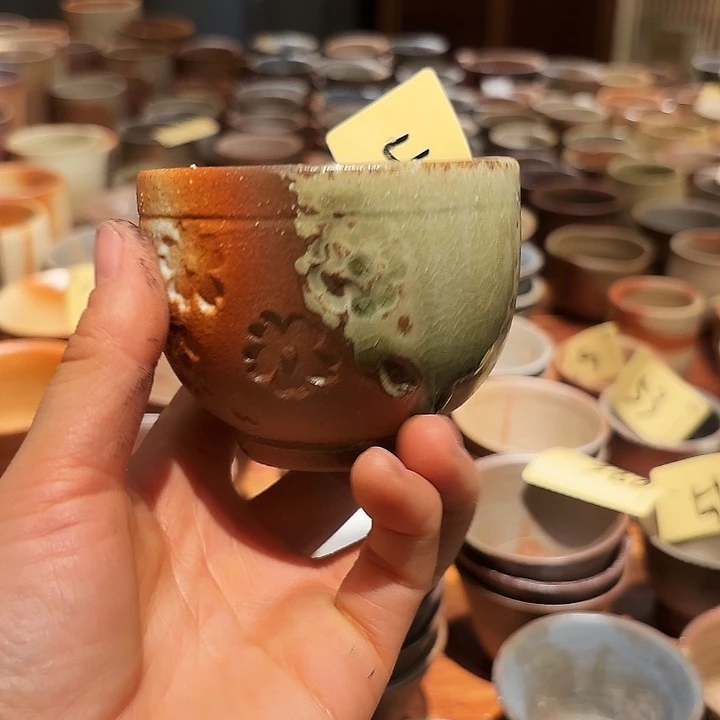 备前烧作品主任杯款