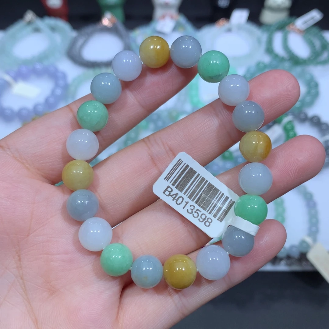 未镶嵌手串翡翠天然