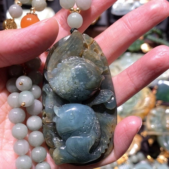 岫玉毛衣链未镶嵌