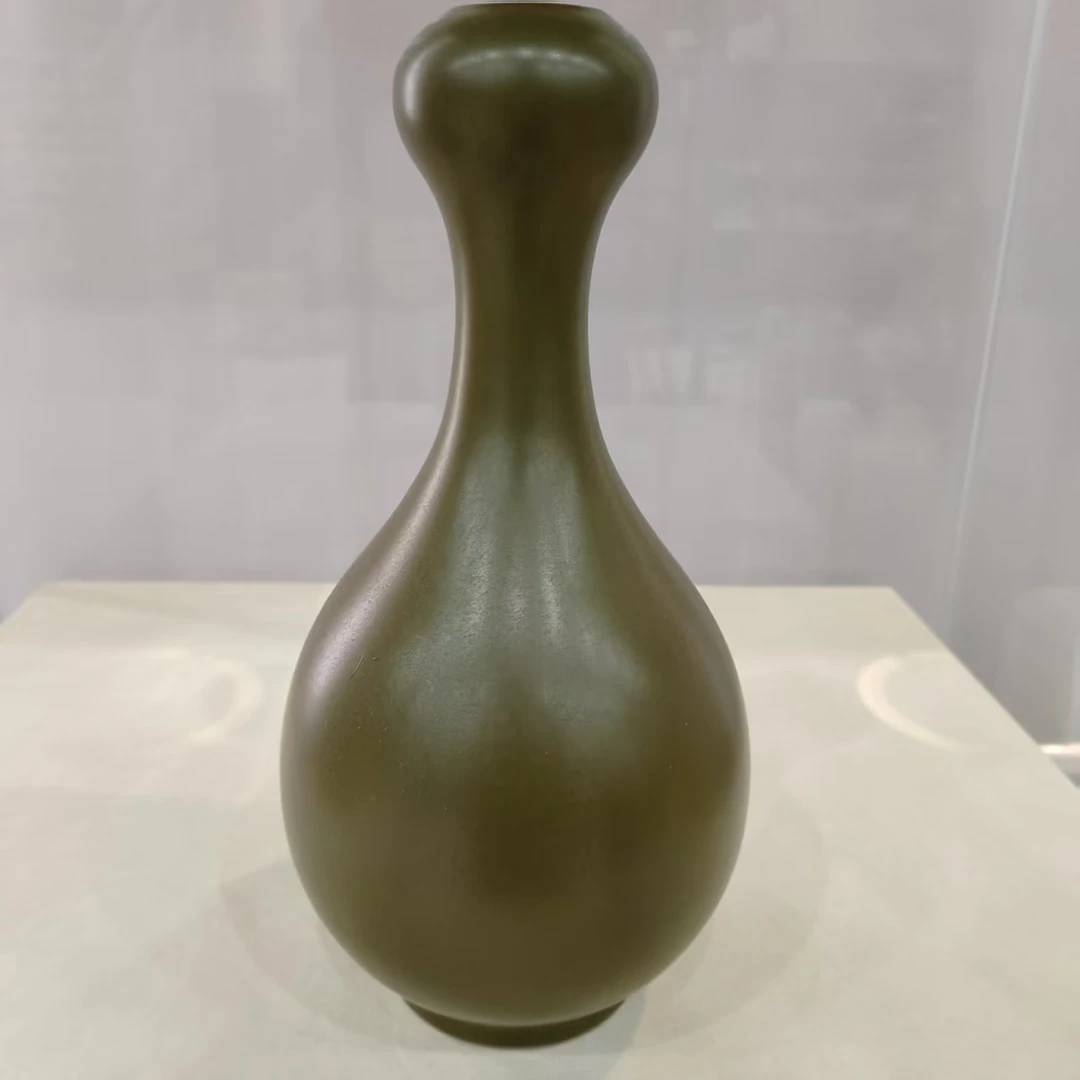 r01193/茶叶沫釉陶瓷赏瓶b