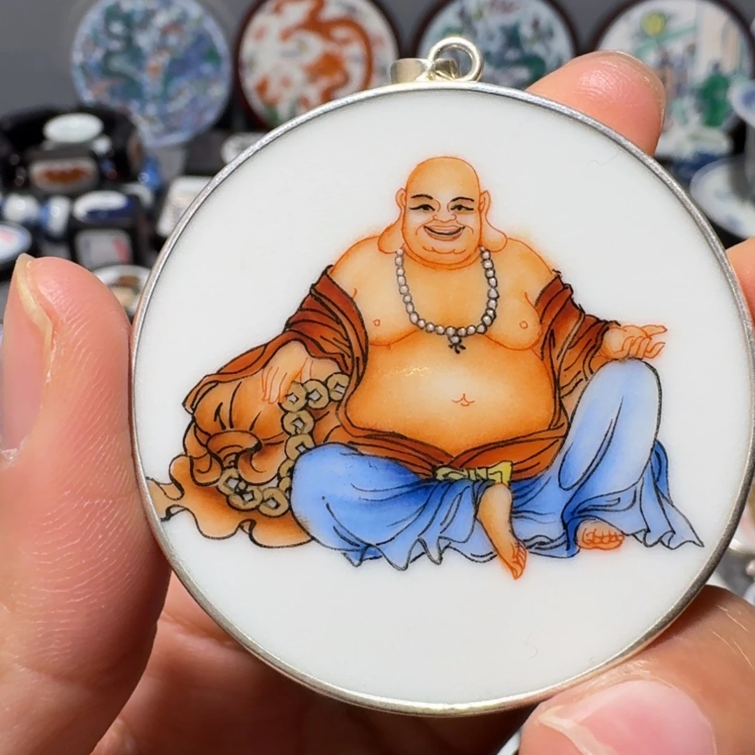 程***铎瓷片精品挂件一个