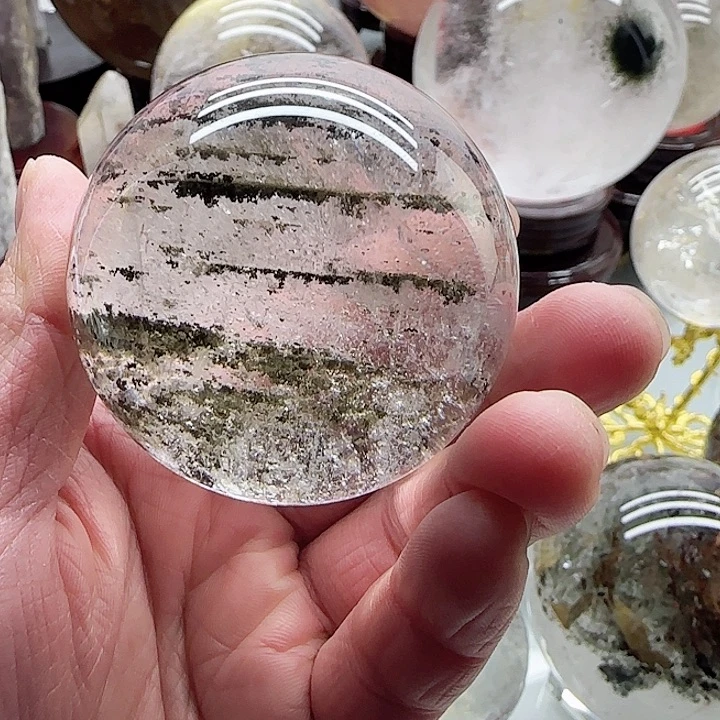 水晶球未镶嵌魔*风天然