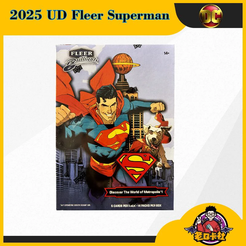 2025 UD Fleer Brilliants Superman Mega 超人 收藏卡盒