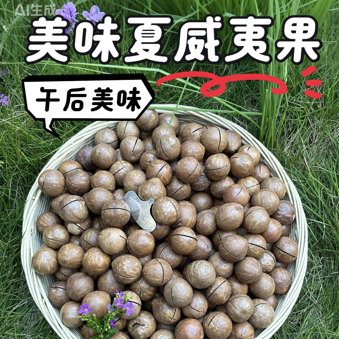 小黑哥专属（原味24mm+）云南新鲜夏威夷果健康零食坚果中秋送礼