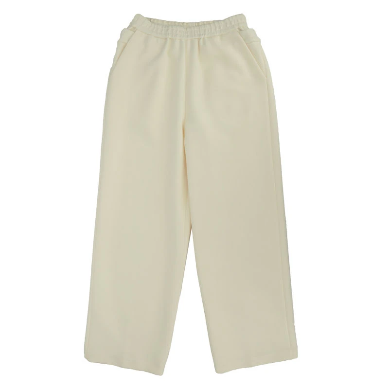 有尾24春夏空气双腰头阔腿卫裤