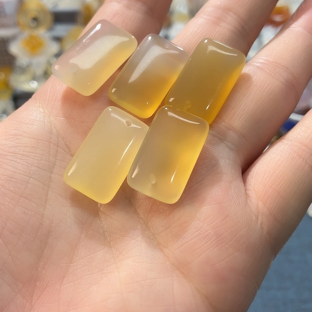 玛瑙/玉髓未镶嵌吊坠(不含链)