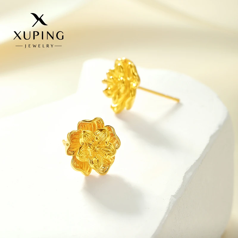 XUPING/旭平首饰 合金耳饰 【潘生福利】人间富贵花GDM X000695542