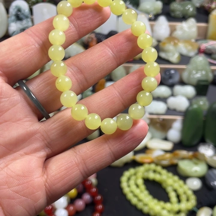 和田玉未镶嵌手链