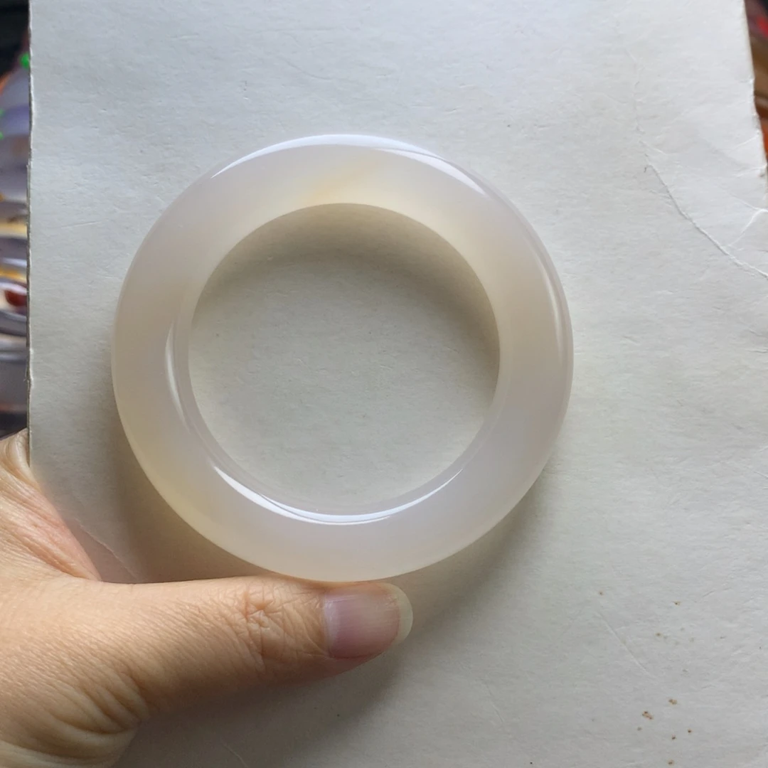 玛瑙/玉髓手镯未镶嵌细**流58