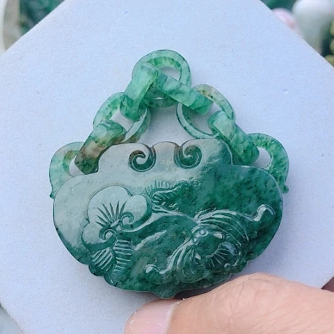 未镶嵌独山玉吊坠(不含链)