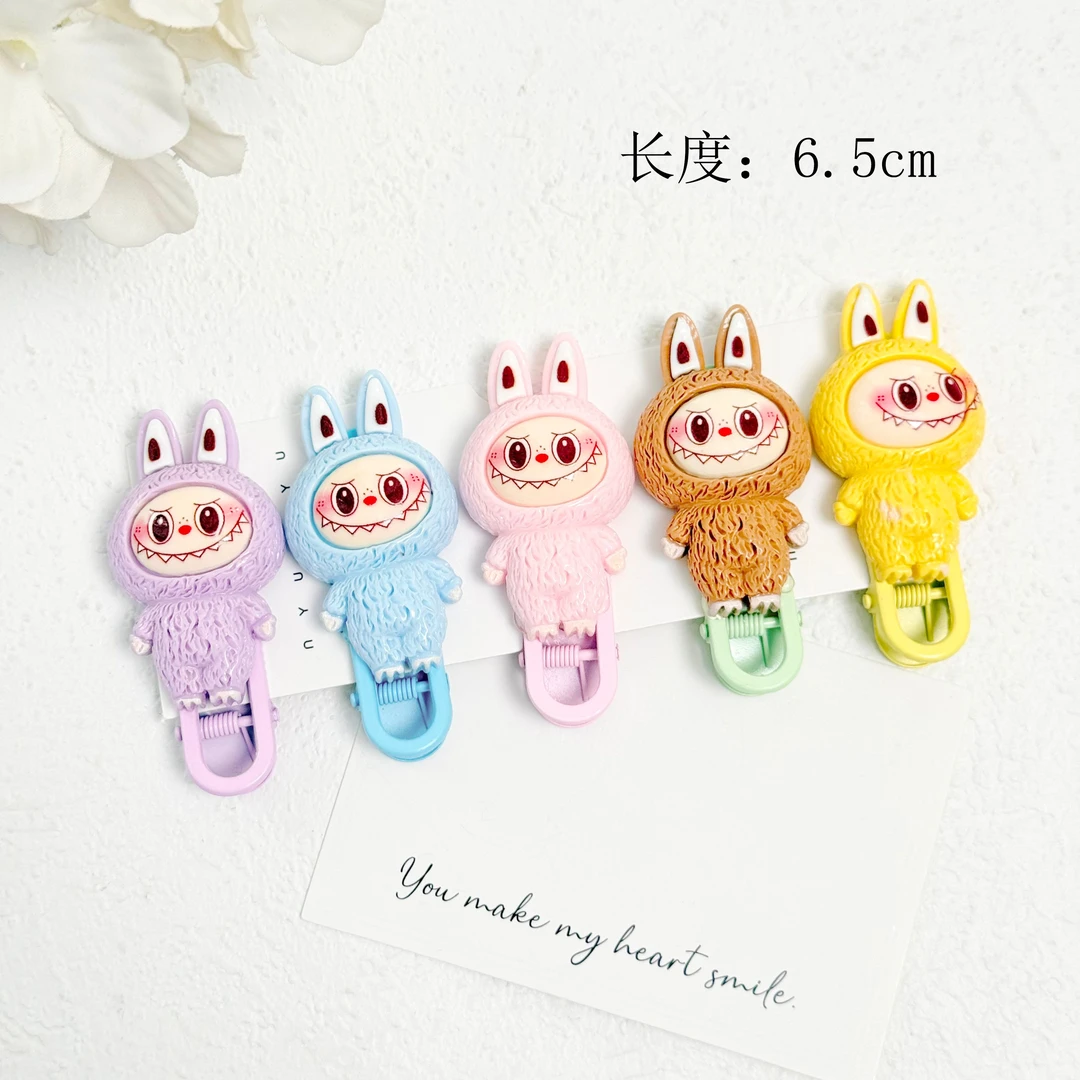 BAOSHATI/宝莎缇F-1356百搭可爱甜美布布鸭嘴夹