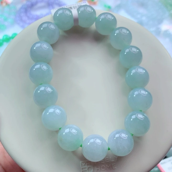 翡翠未镶嵌手链卡13.2