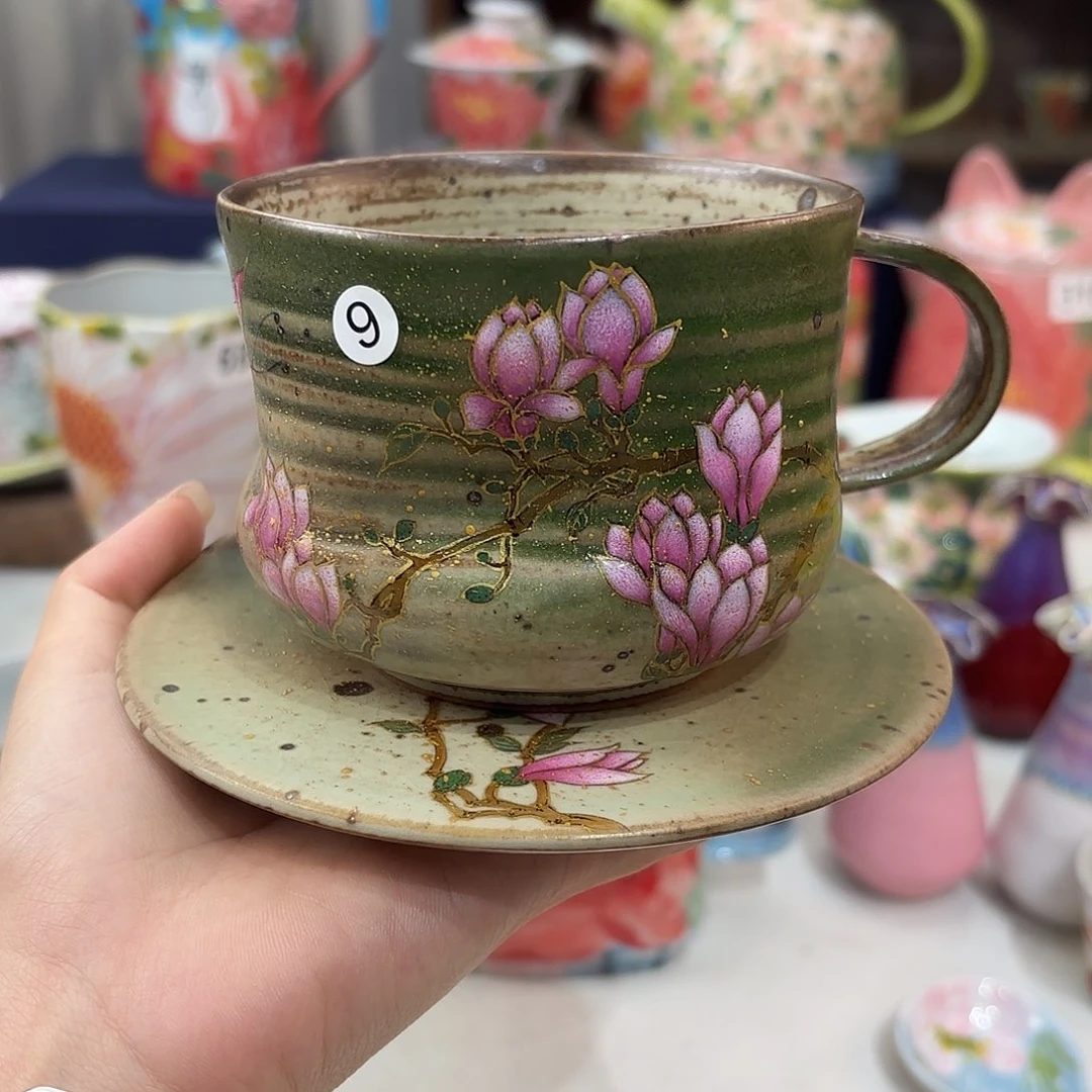 妮***侠景德镇手绘高温釉下彩陶瓷茶具