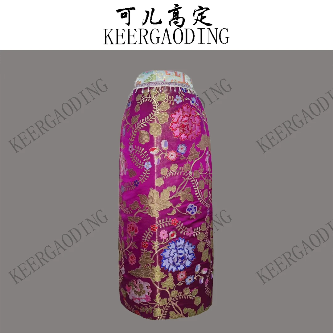 【可儿•高定】非遗妆花云锦高端新中式国风设计师款半裙BY-8874