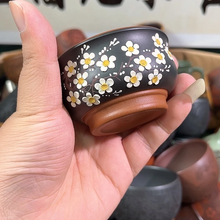 茶杯紫砂全手工紫砂主人杯