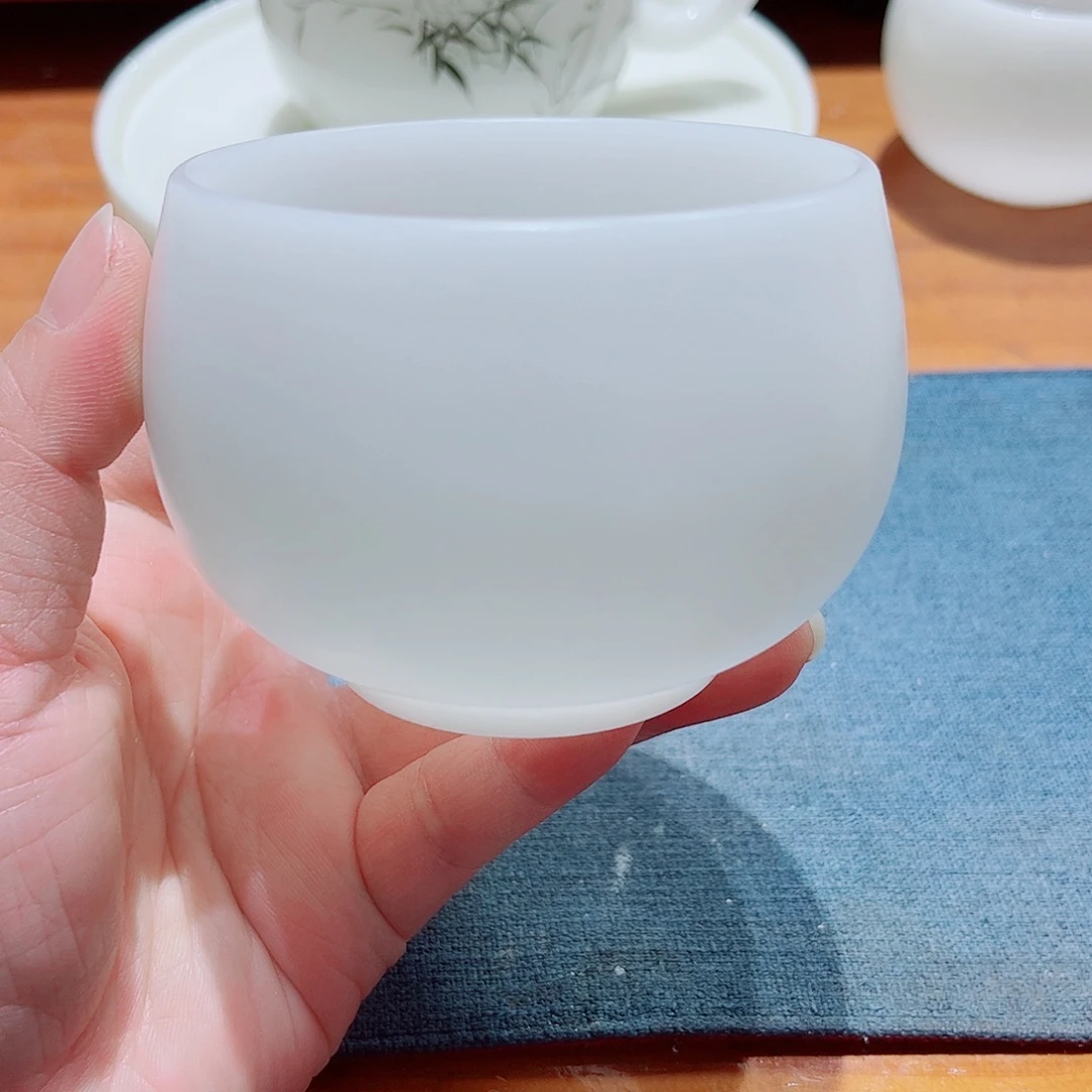 陶瓷璞玉素烧180毫升主人杯