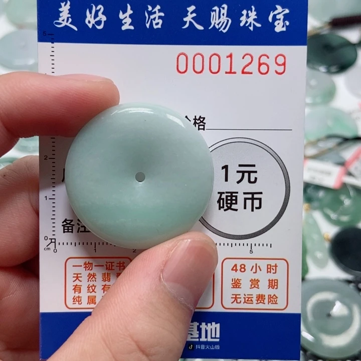 翡翠未镶嵌吊坠(不含链)大****?